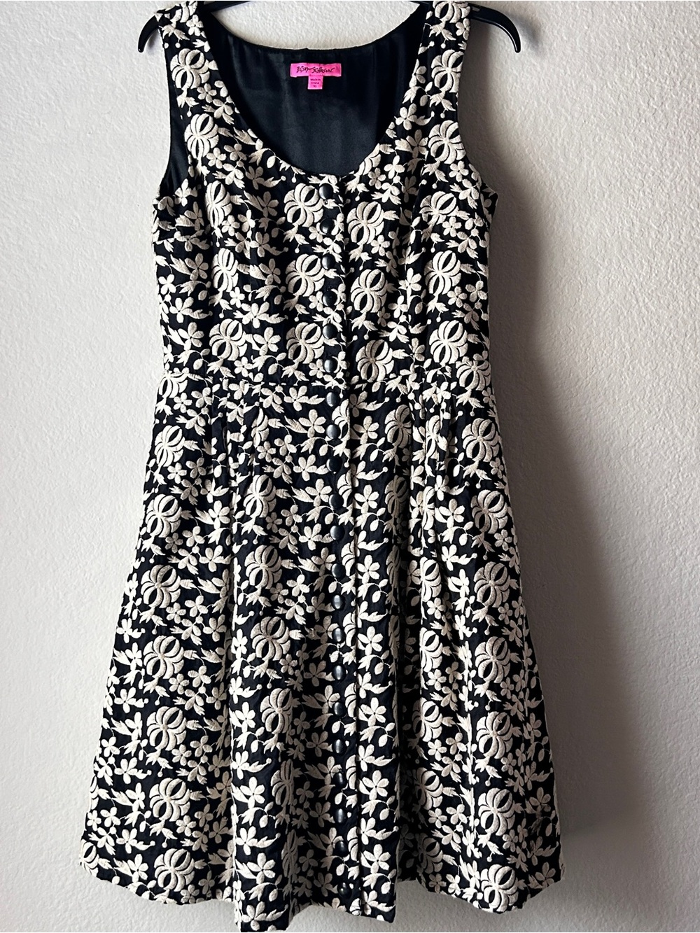 Betsey Johnson Embroidered Dress